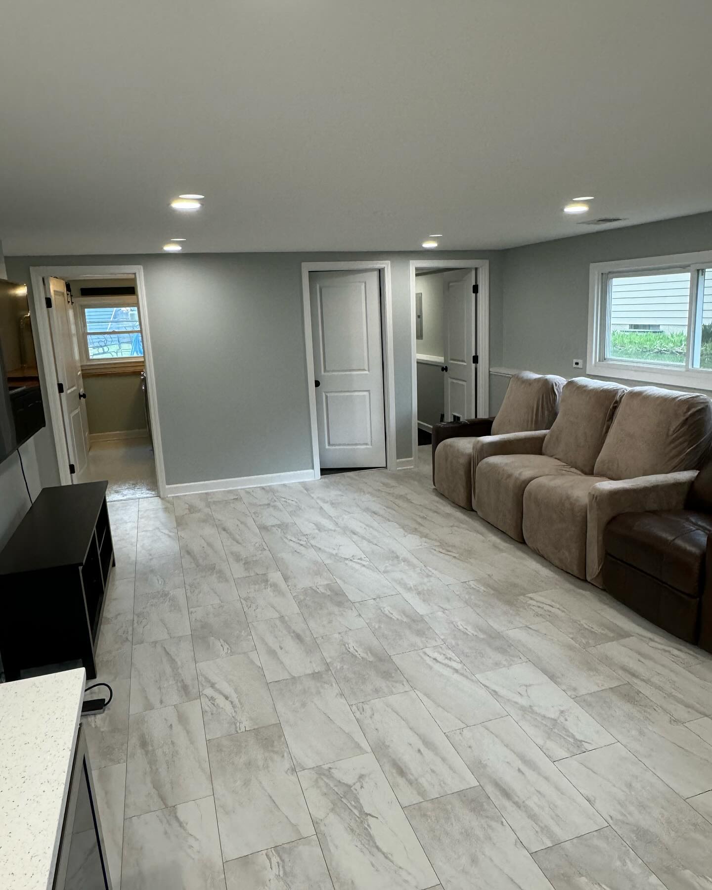 Basement living space