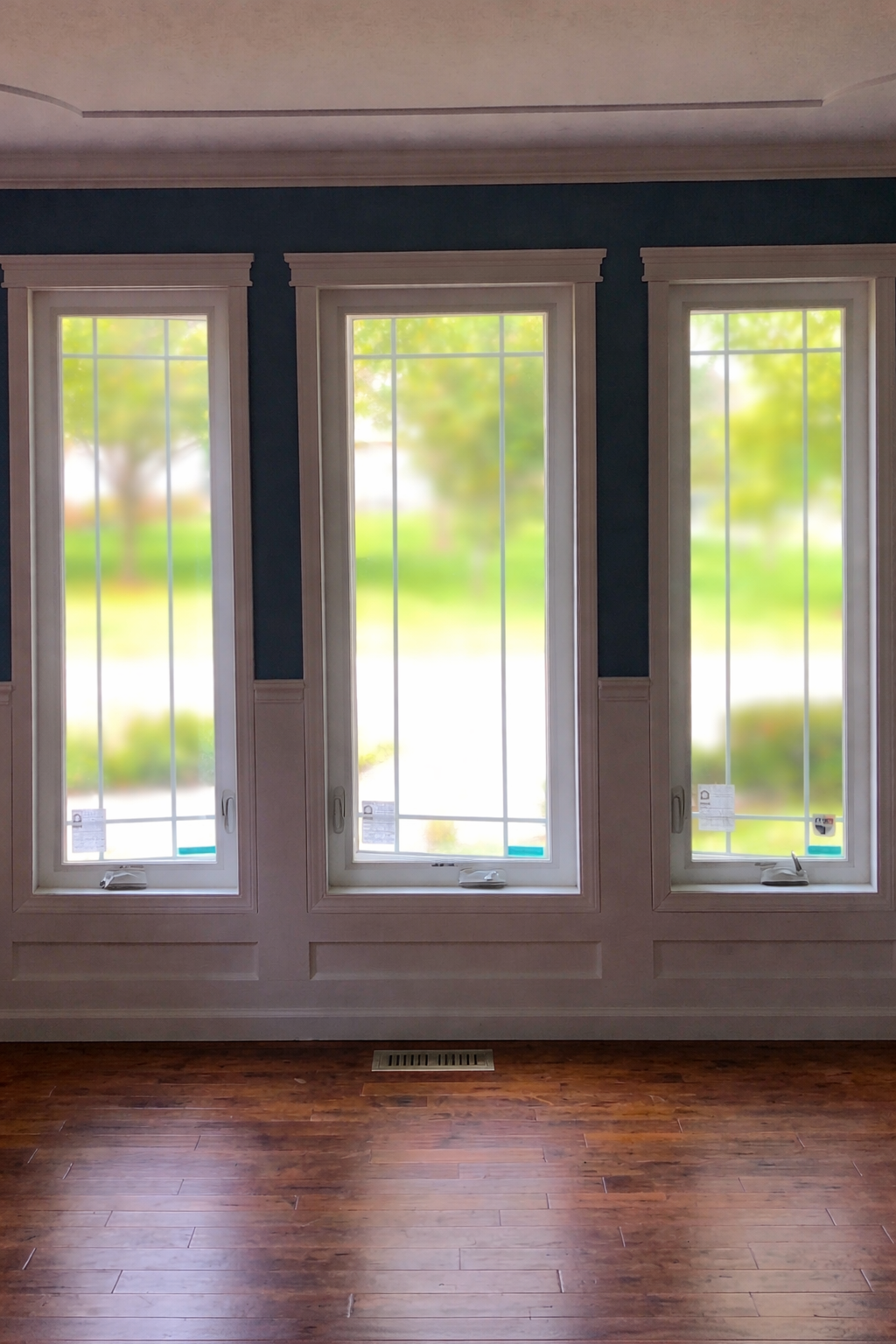Interior remodel with new windows and wainscoting by ADR Construction