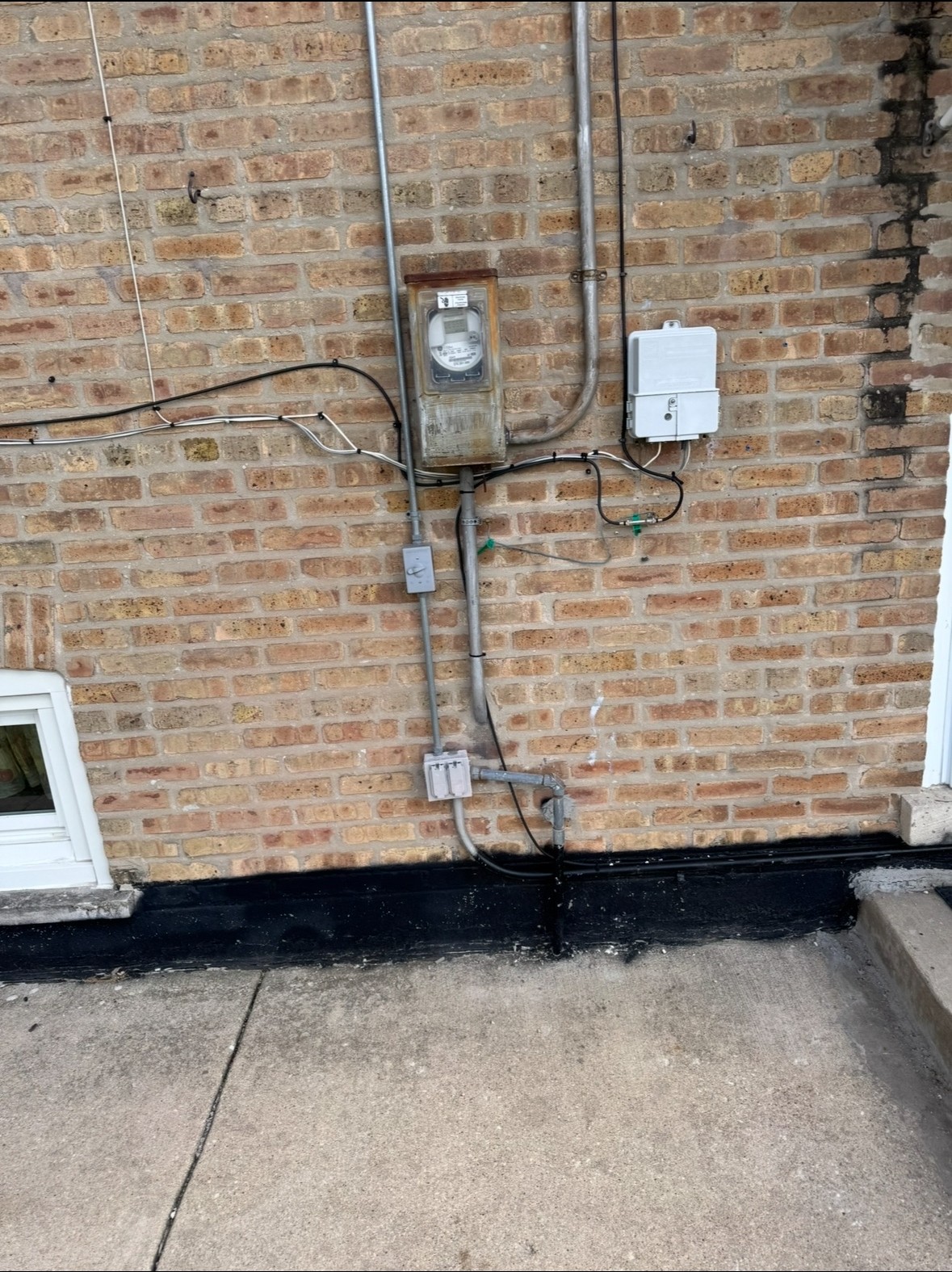 Electrical service before upgrade