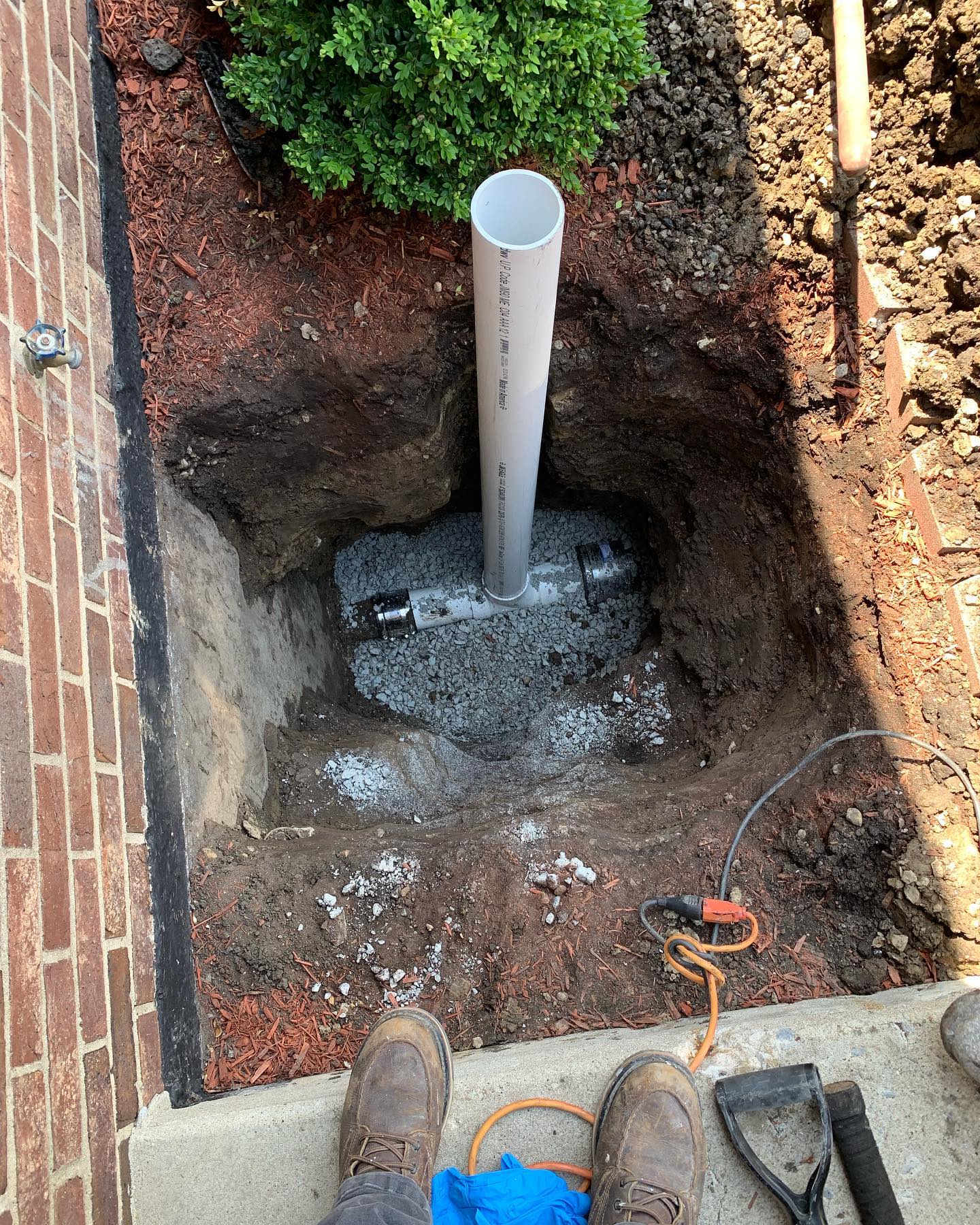 Sewer collapse repair completed